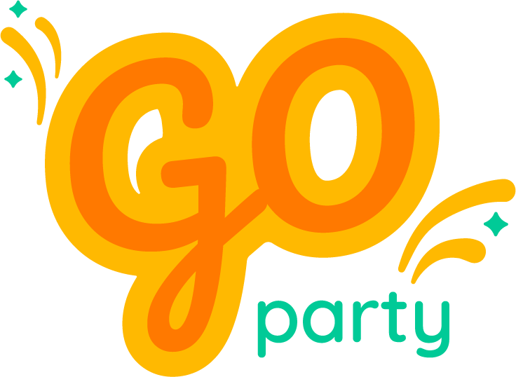 logo de go party argentina naranja